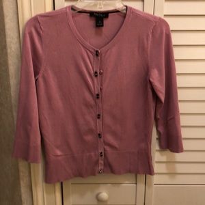 WHBM small used pink cardigan